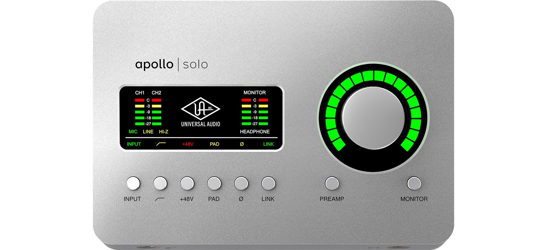 Hlavní obrázek Thunderbolt zvukové karty UNIVERSAL AUDIO Apollo Solo Heritage Edition