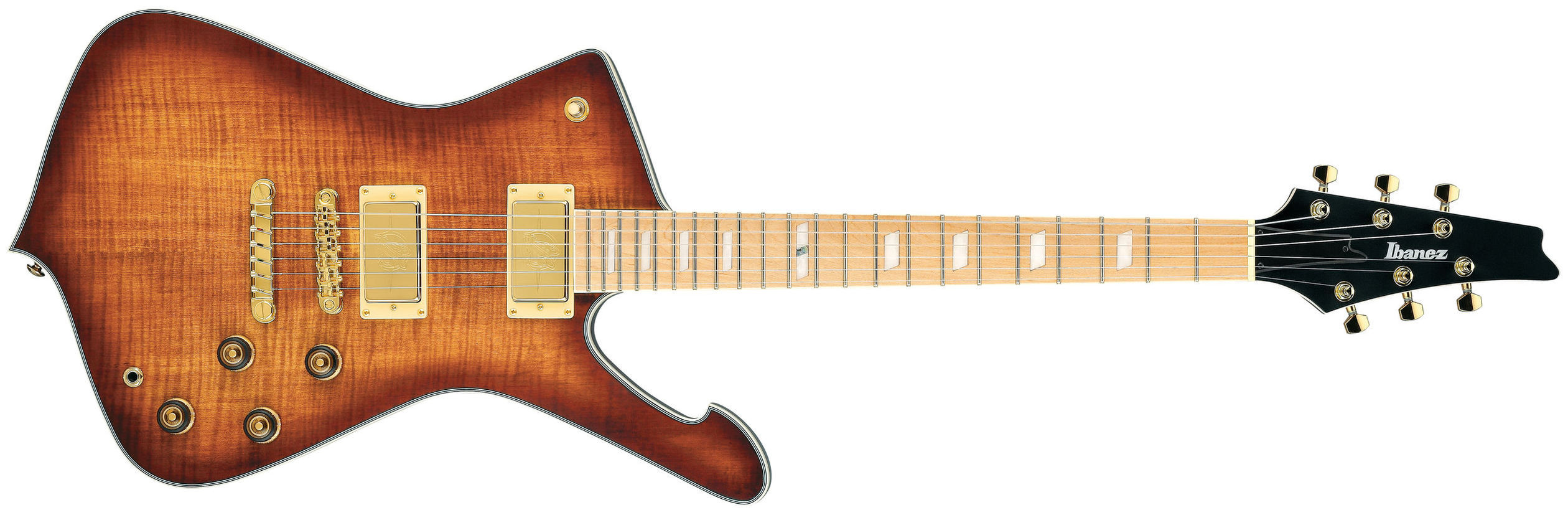 Hlavní obrázek Superstrat IBANEZ IC420MFM-CML - Caramel Burst Low Gloss