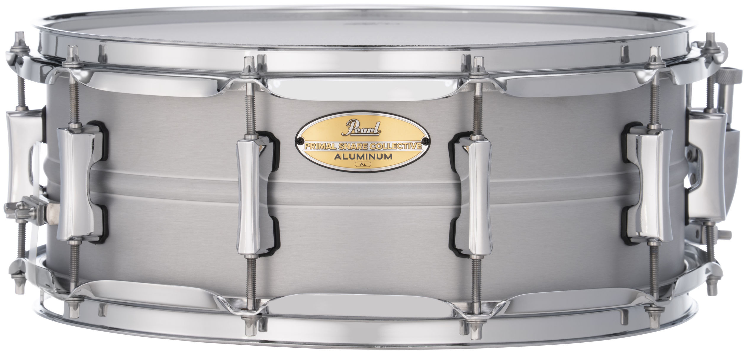 Hlavní obrázek 14" PEARL PSC1455A Primal Snare Collective 14” x 5,5” - Brushed Aluminum