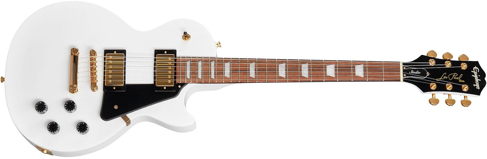 Hlavní obrázek Les Paul EPIPHONE Les Paul Studio - Gold Hardware - Alpine White Limited Edition