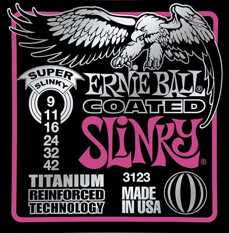 Hlavní obrázek Tvrdost .009 ERNIE BALL P03123 Coated Titanium RPS Super Slinky - .009 - .042