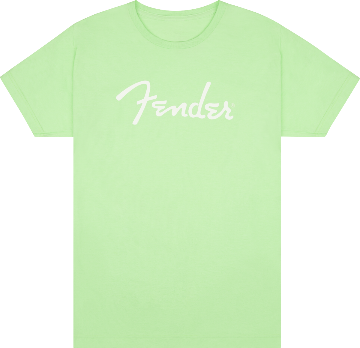 Hlavní obrázek Oblečení a dárkové předměty FENDER Spaghetti Logo T-Shirt, Surf Green, XXL