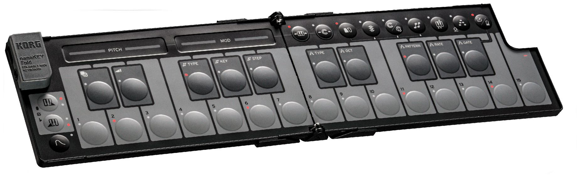 Galerijní obrázek č.5 MIDI keyboardy KORG nanoKEY Fold Black