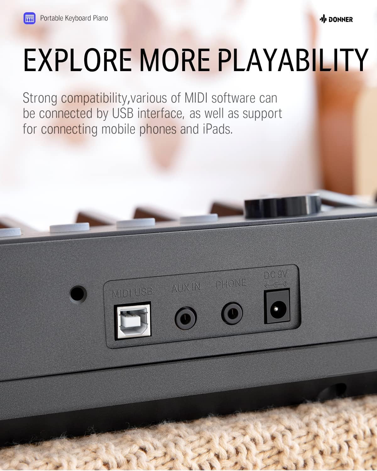 Galerijní obrázek č.7 Digitální piana DONNER SD-10 B-Stock