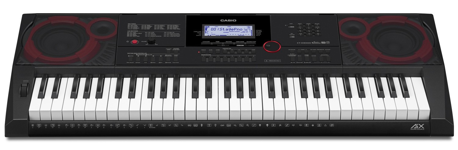Galerijní obrázek č.1 Keyboardy s dynamikou CASIO CT-X3000