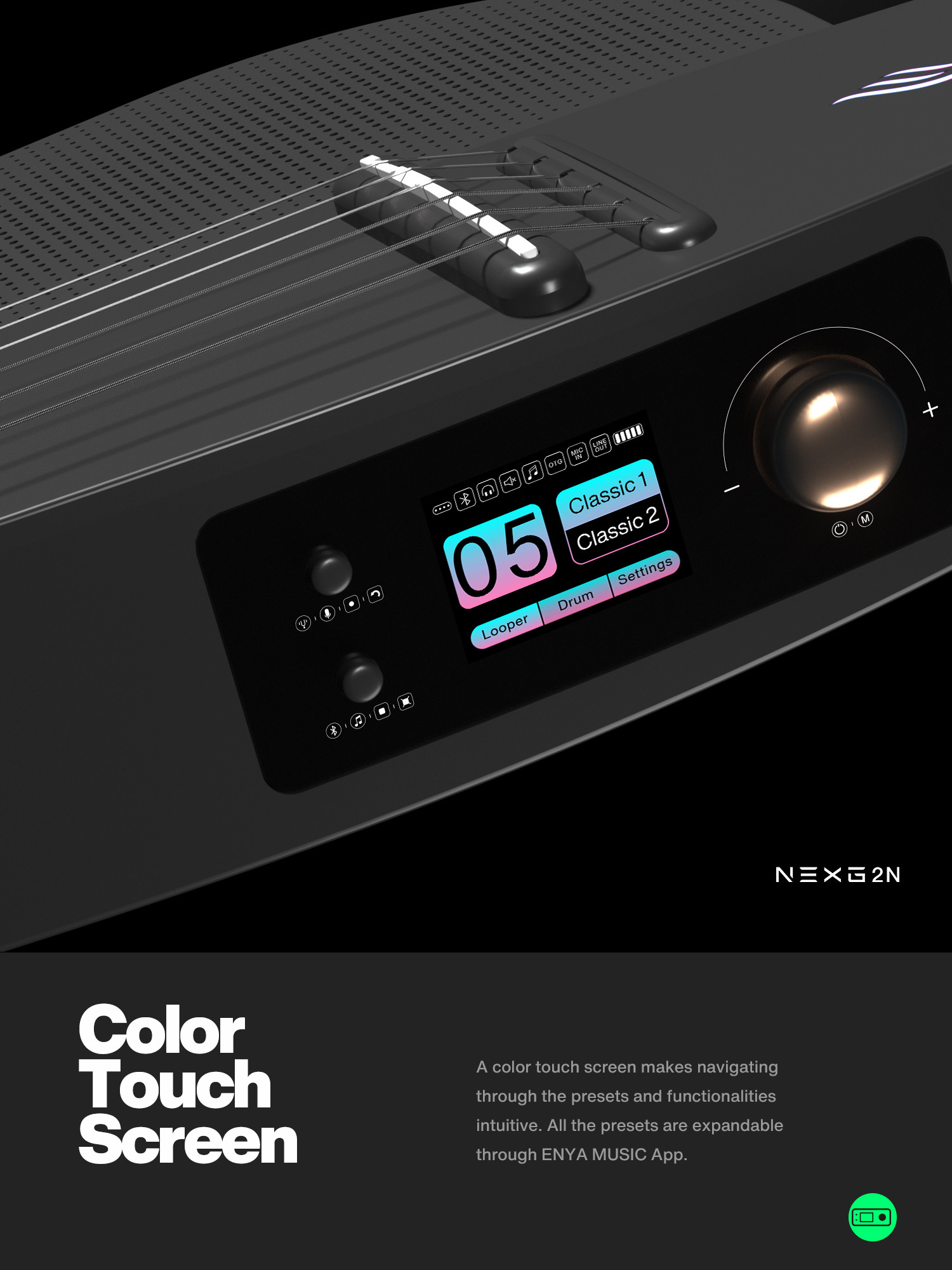 Galerijní obrázek č.2 Elektrické kytary ENYA MUSIC NEXG 2N - Black A-Stock