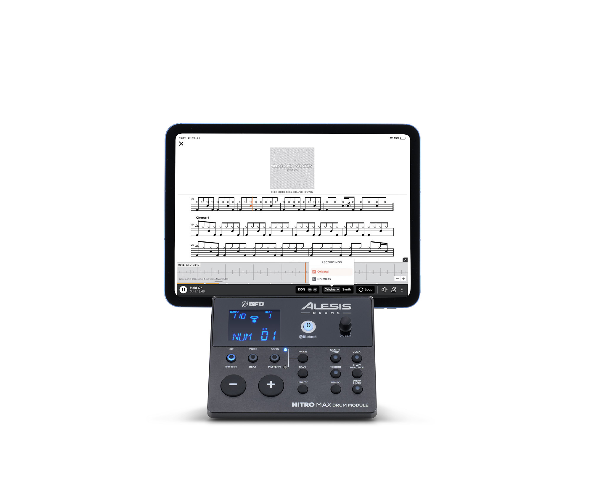 Galerijní obrázek č.12 Elektronické soupravy ALESIS Nitro Max Kit + Expansion Pack