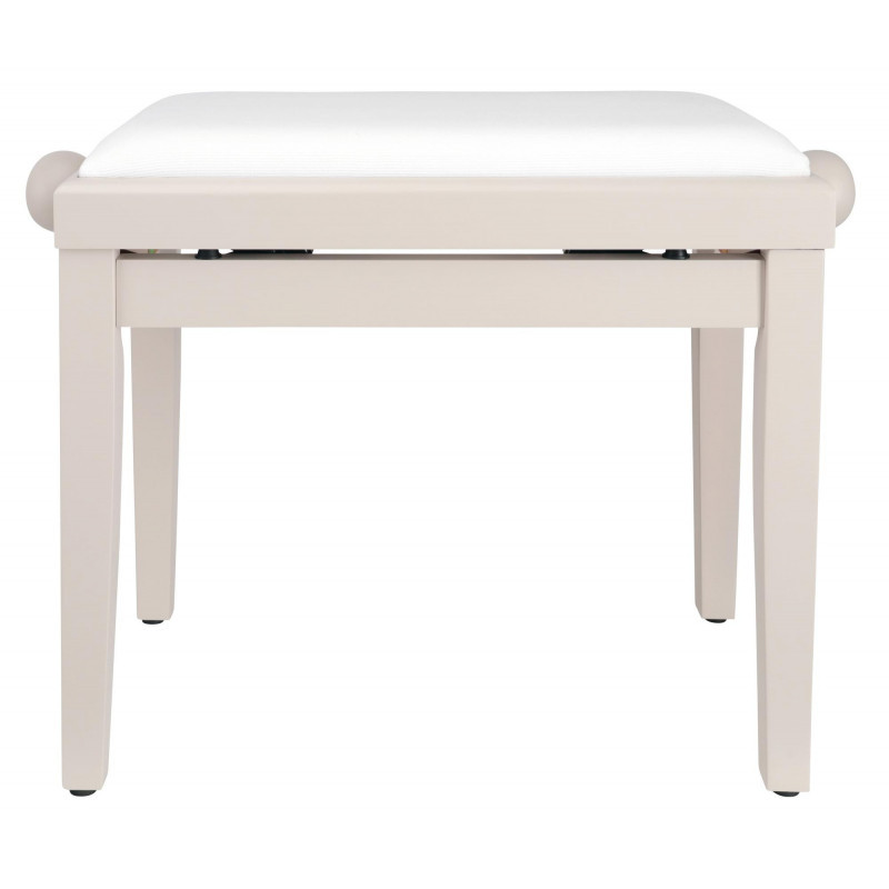 Galerijní obrázek č.1 Stoličky a sedáky PROLINE Klavírní stolička - Bílá krémová matná