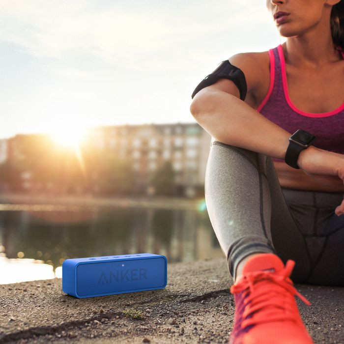 Galerijní obrázek č.3 Přenosné (na ven, na cesty) ANKER SoundCore Bluetooth stereo reproduktor, modrá