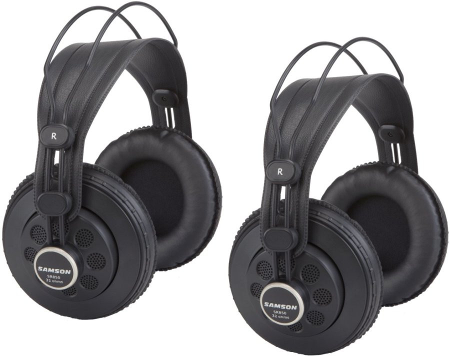 Hlavní obrázek Velká náhlavní sluchátka SAMSON SR850 2 Pack