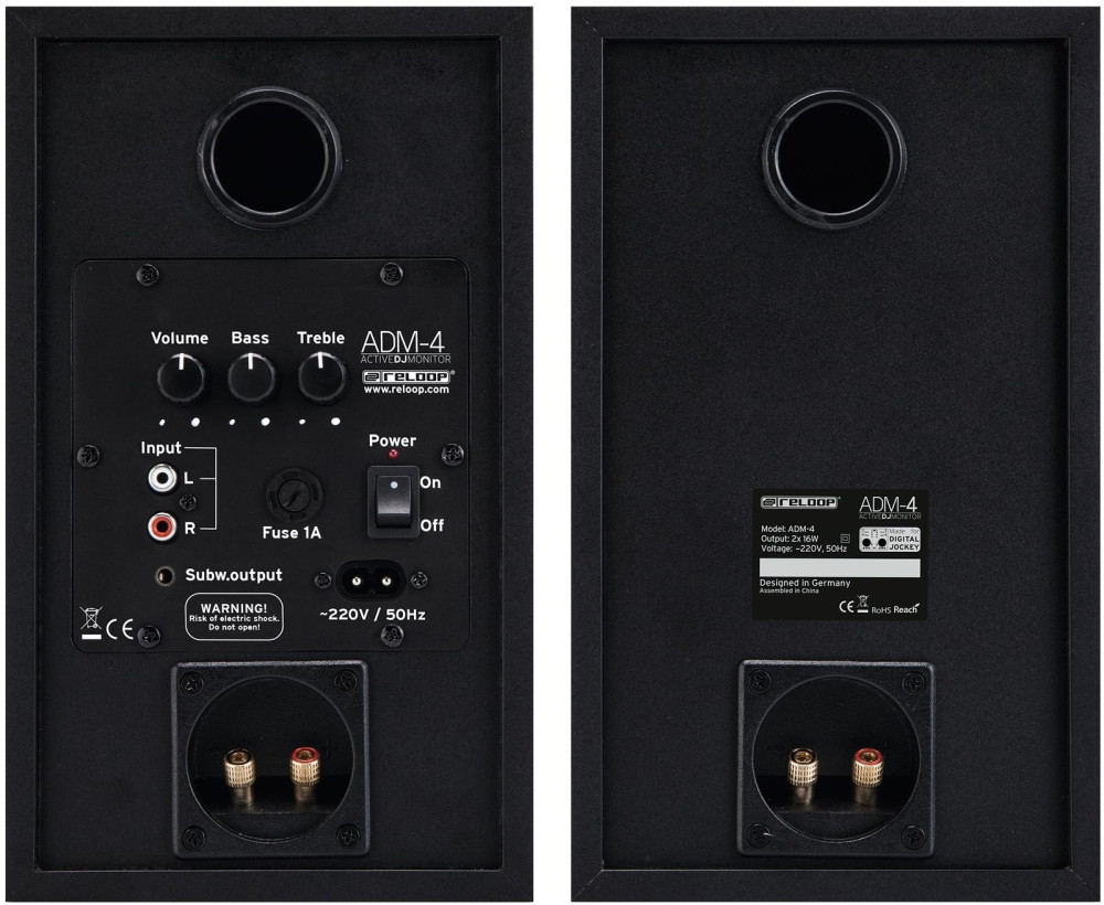 Galerijní obrázek č.1 Aktivní monitory RELOOP ADM-4