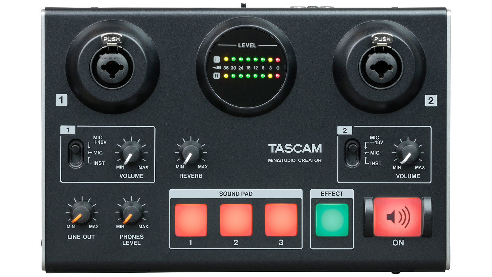 Galerijní obrázek č.2 USB zvukové karty TASCAM MiNiSTUDIO CREATOR US-42