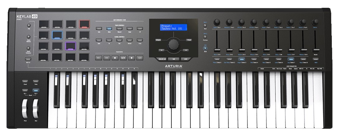 Hlavní obrázek MIDI keyboardy ARTURIA KeyLab 61 MkII Black