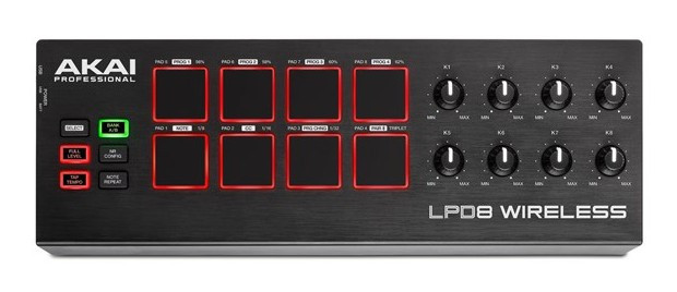 Hlavní obrázek MIDI kontrolery AKAI LPD 8 Wireless