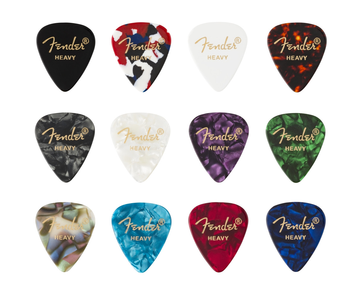 Hlavní obrázek Ostatní  FENDER 351 Shape  Celluloid Medley  Heavy 12ks