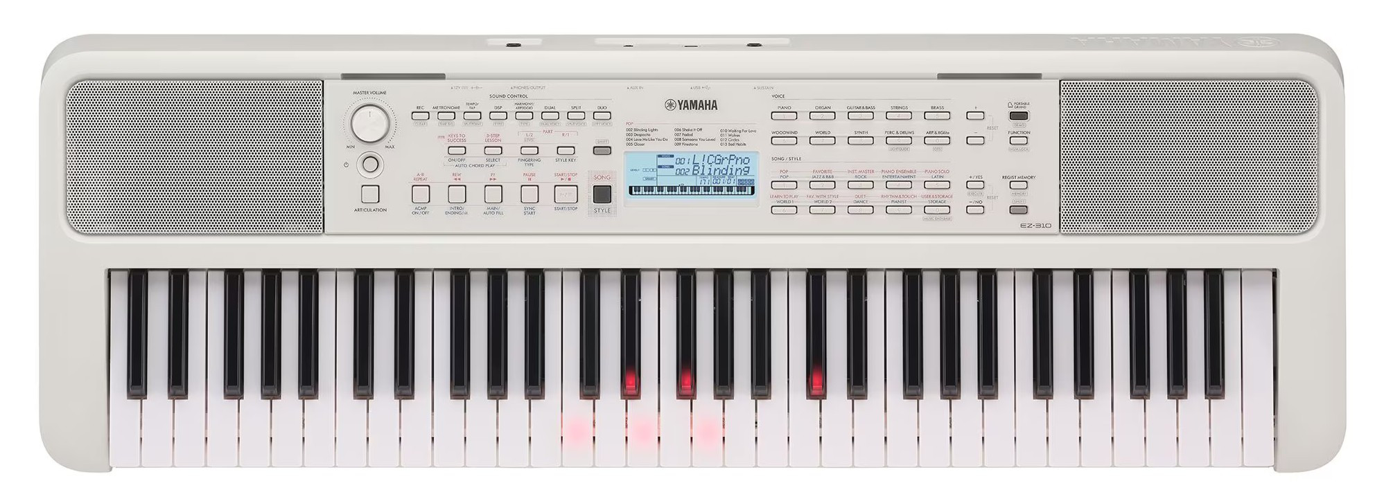 Hlavní obrázek Keyboardy s dynamikou YAMAHA EZ-310 - White