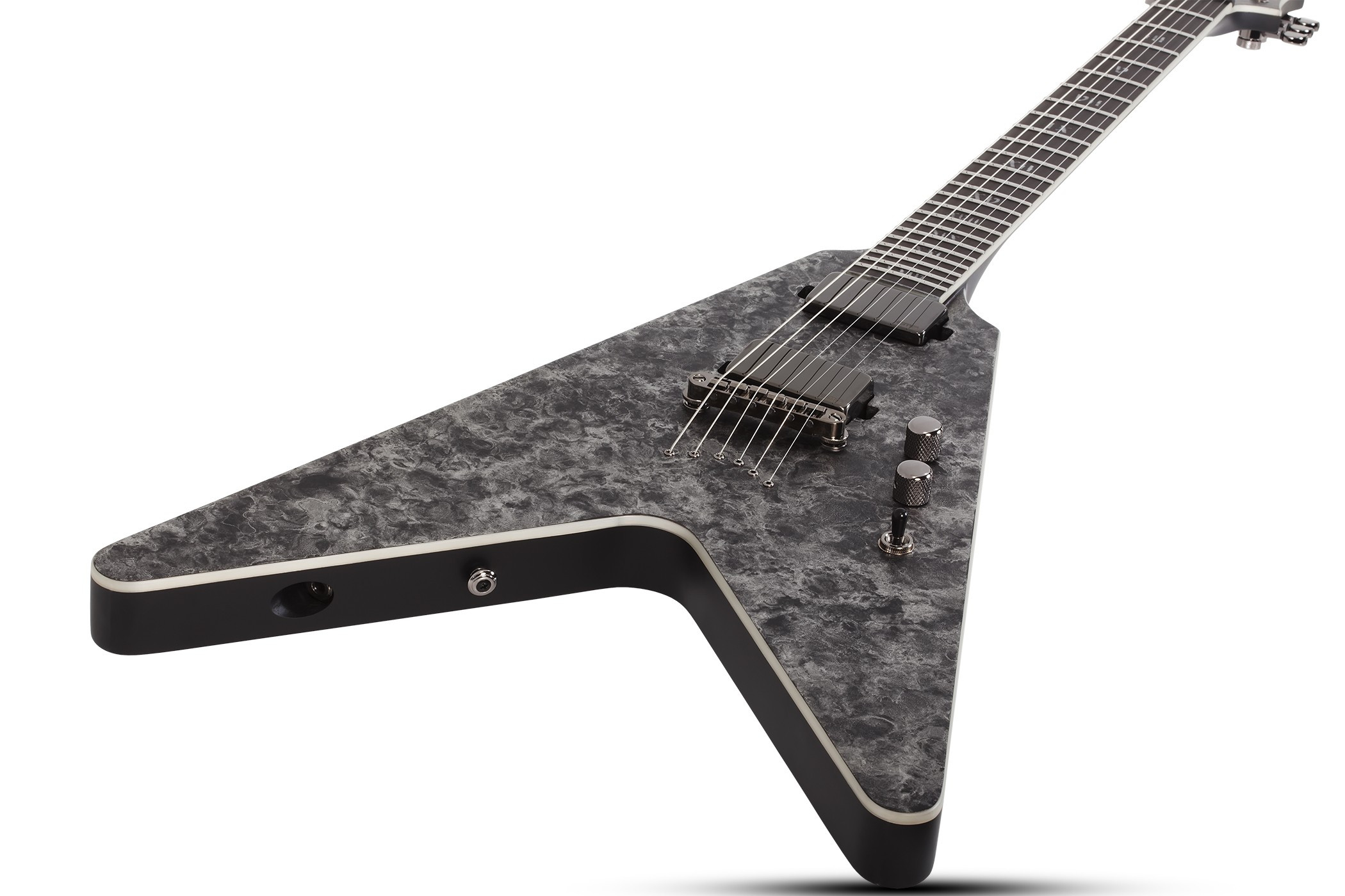 Galerijní obrázek č.1 Hard&heavy SCHECTER Juan of the Dead V-1 - Satin Black Reign