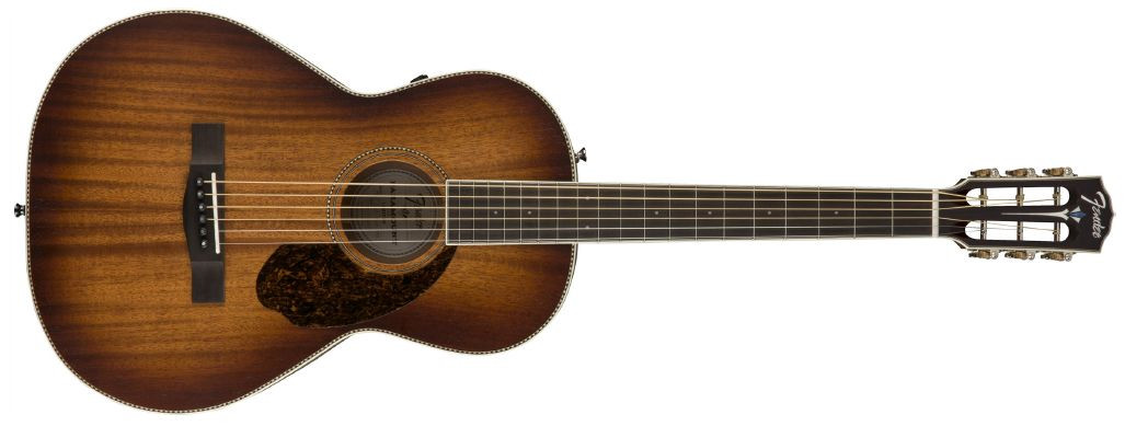 Hlavní obrázek Další tvary FENDER PM-2E Parlor All-Mahogany Antique Cognac Burst