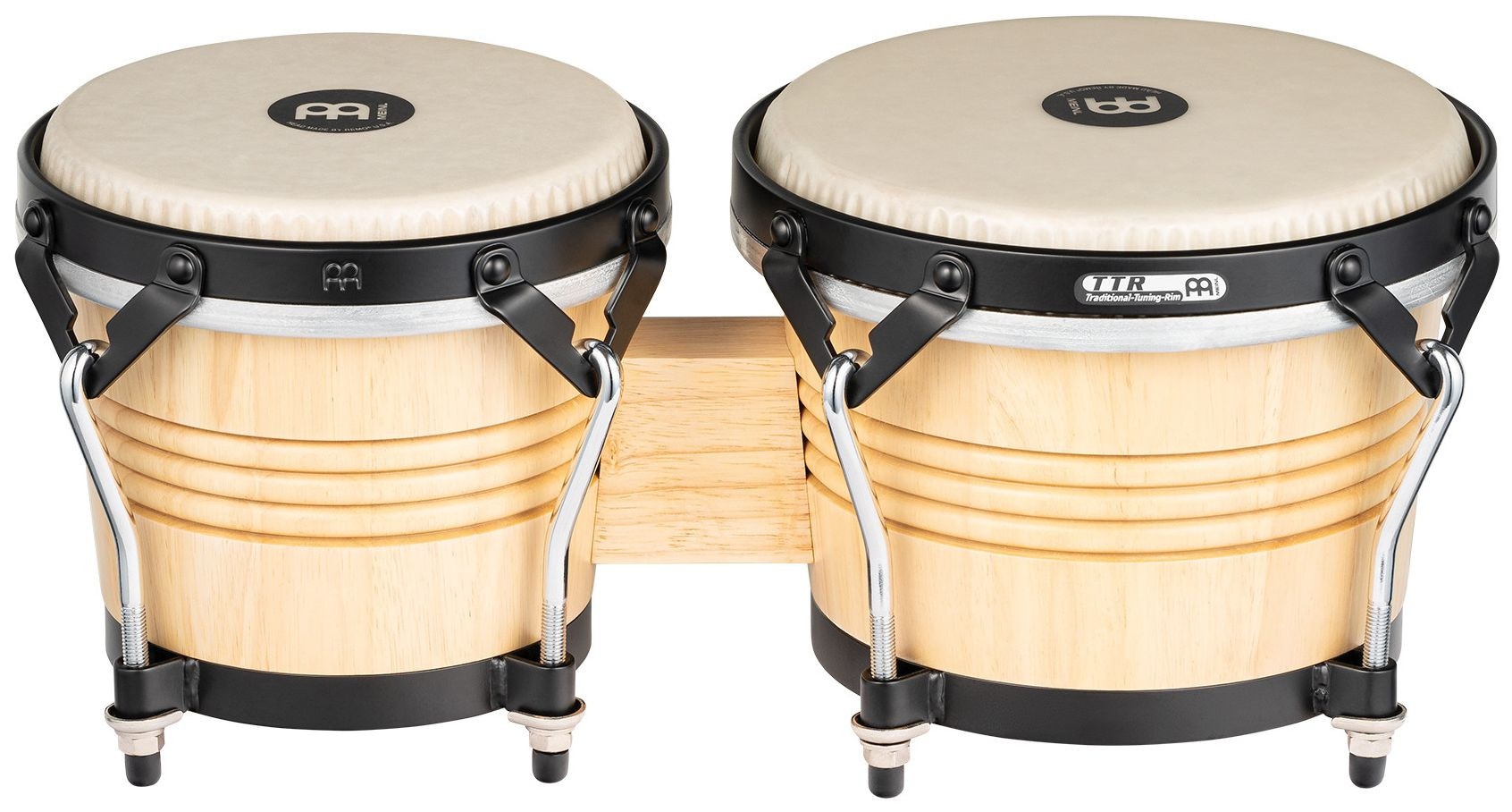 Hlavní obrázek Perkuse MEINL LCR300NT-M Artist Luis Conte Bongo 6 3/4” Macho & 8” Hembra - Natural