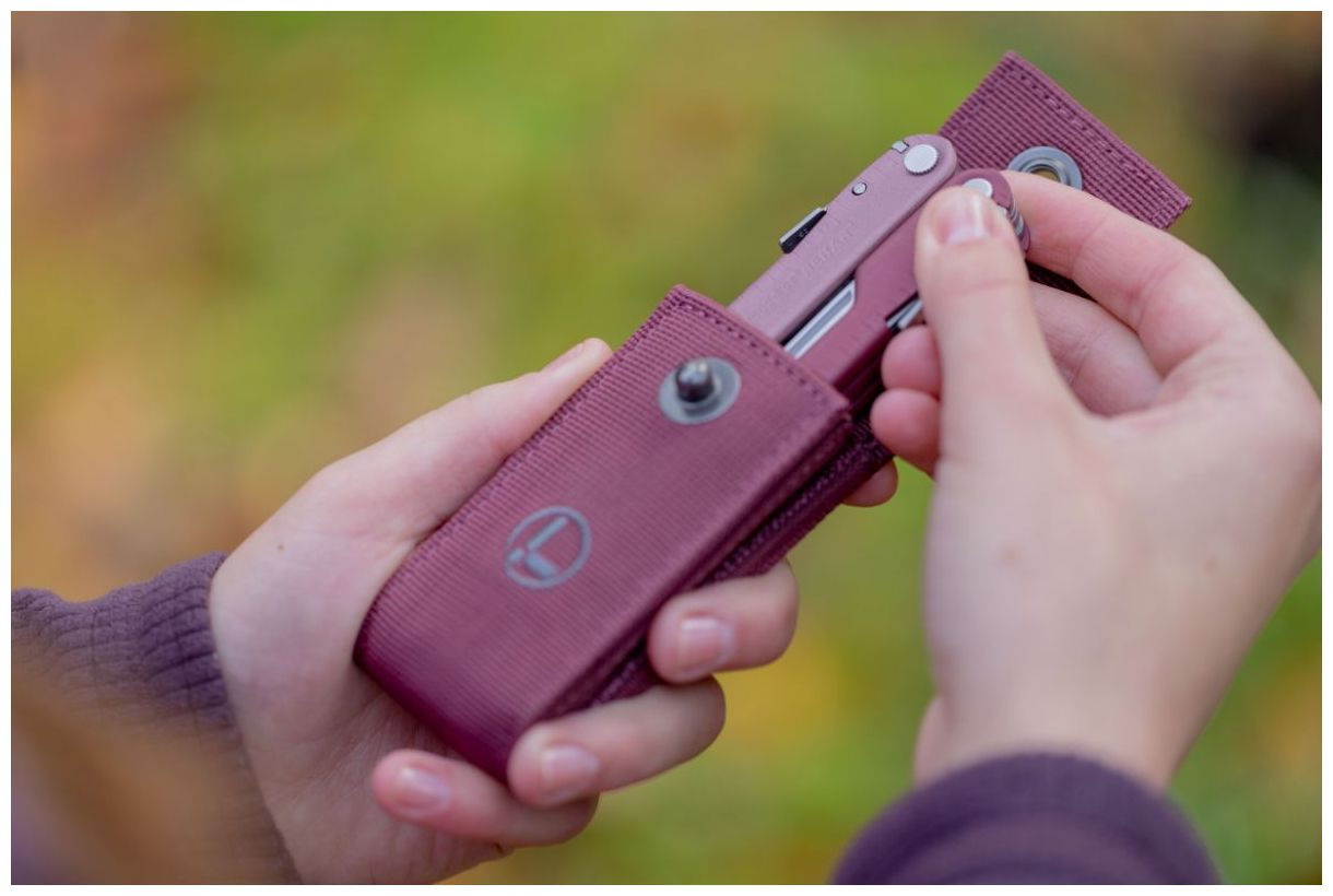 Galerijní obrázek č.6 Nářadí LEATHERMAN Rebar Heathered Cranberry