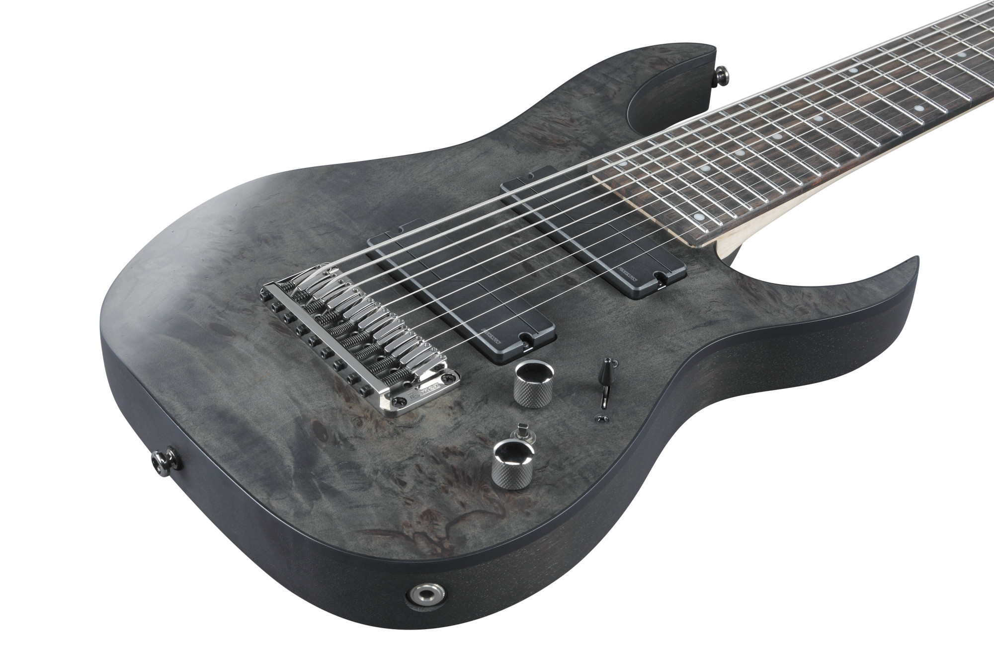 Galerijní obrázek č.2 8strunné a další IBANEZ RG9PB-TGF - Transparent Gray Flat