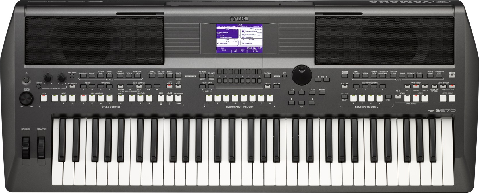 Hlavní obrázek Workstationy YAMAHA PSR-S670