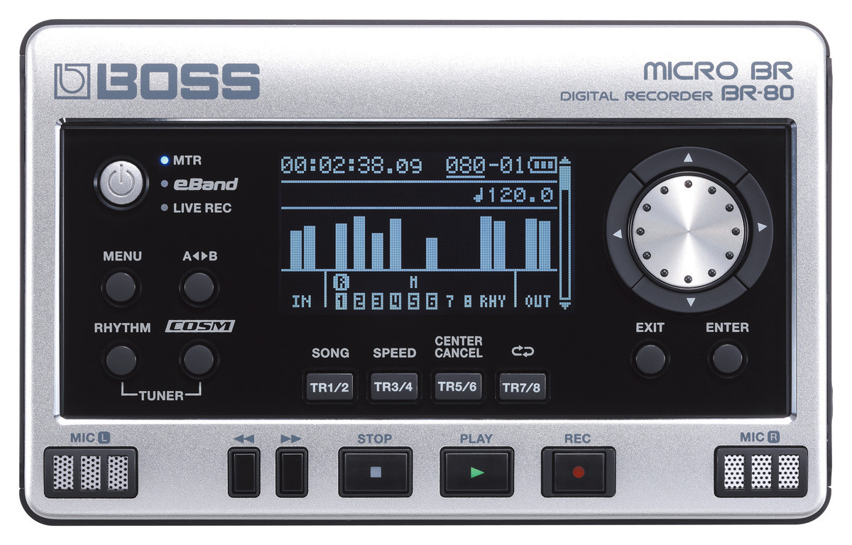 Hlavní obrázek Stereo rekordéry přenosné BOSS BR-80