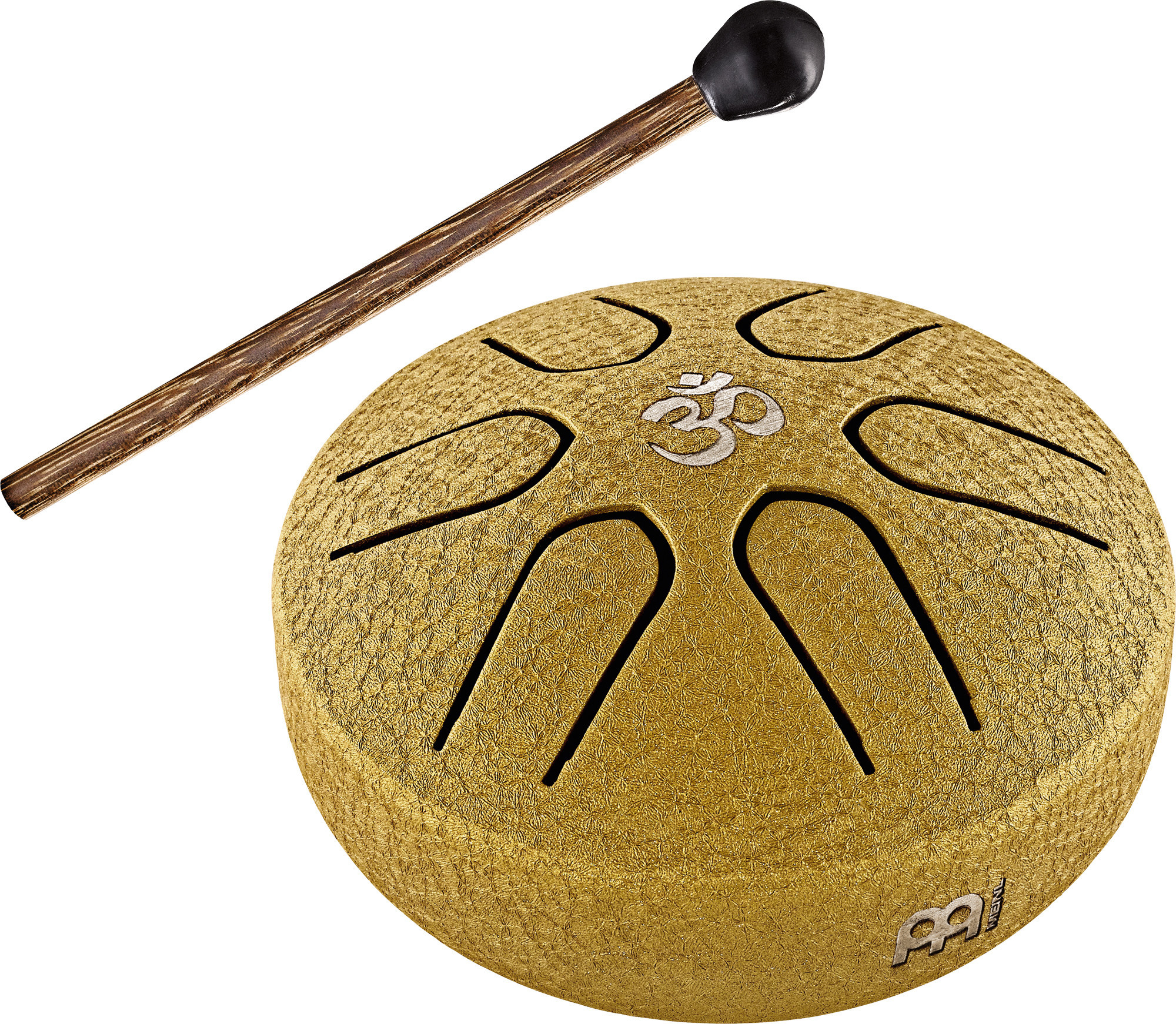 Hlavní obrázek Melodické nástroje MEINL Sonic Energy PSTD3GOM Pocket Steel Tongue Drum A Major - Gold
