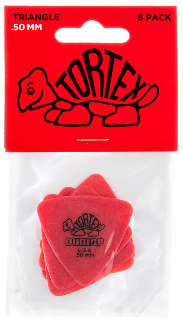 Galerijní obrázek č.2 Tvrdost do 0.70 DUNLOP Tortex Triangle Pick .50mm - 6 ks