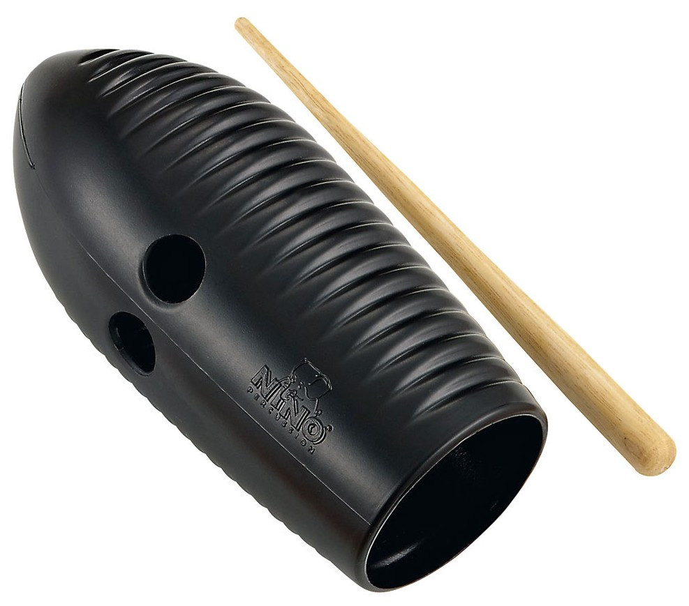 Hlavní obrázek Guiros NINO PERCUSSION NINO581BK Mini Güiro - Black