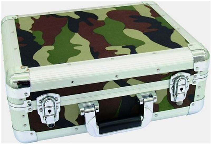Hlavní obrázek Přepravní boxy pro DJs ROADINGER 30122058 CD Case Alu Digital Booking army