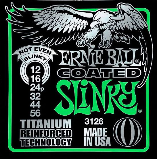 Hlavní obrázek Tvrdost .012 ERNIE BALL P03126 Coated Titanium RPS Not Even Slinky - .012 - .056
