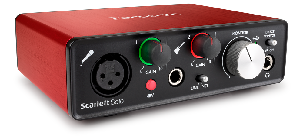 Galerijní obrázek č.3 USB zvukové karty FOCUSRITE Scarlett Solo 2nd Gen