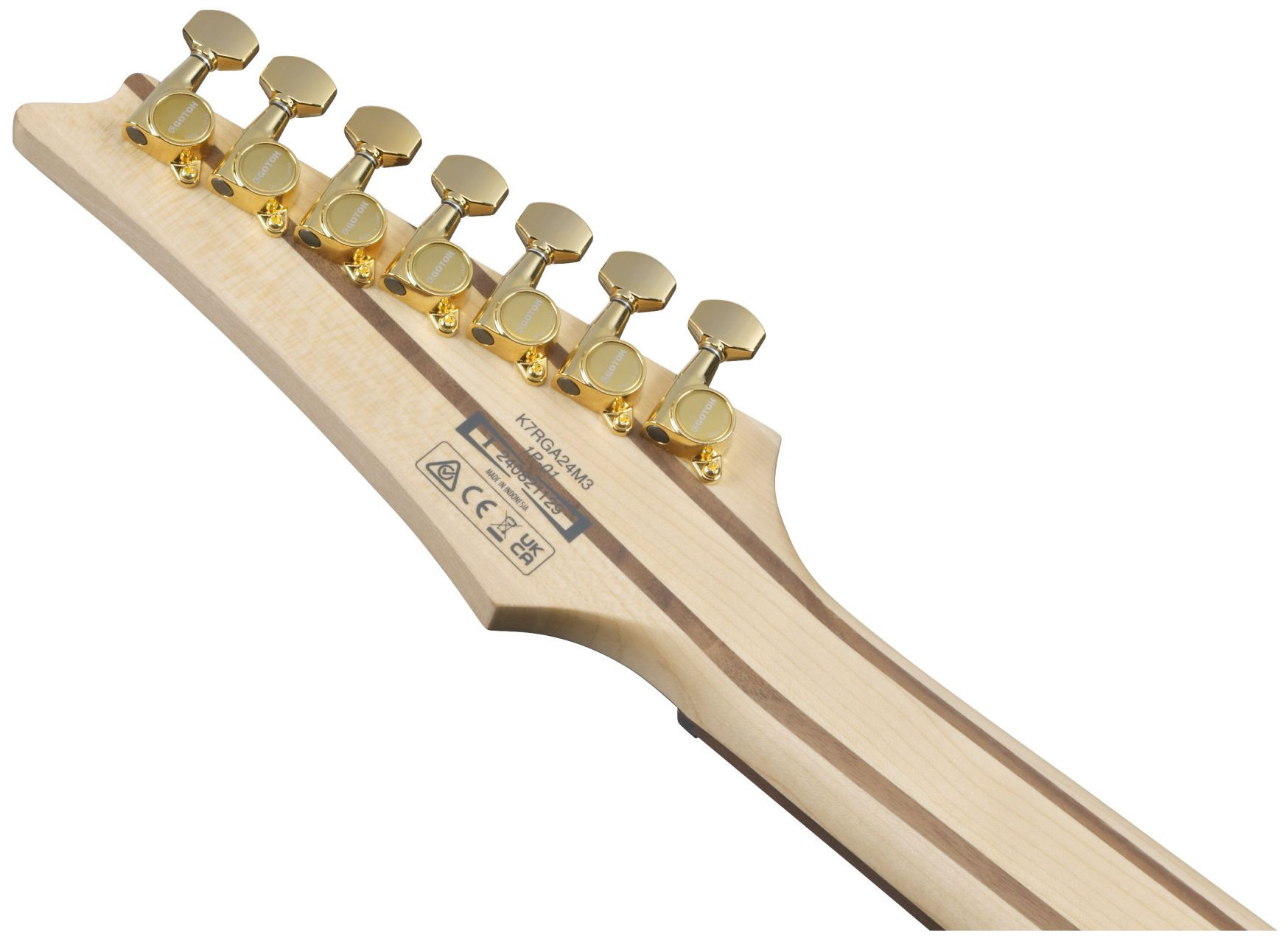 Galerijní obrázek č.8 7strunné IBANEZ Head Signature Electric Guitar 7-String - White