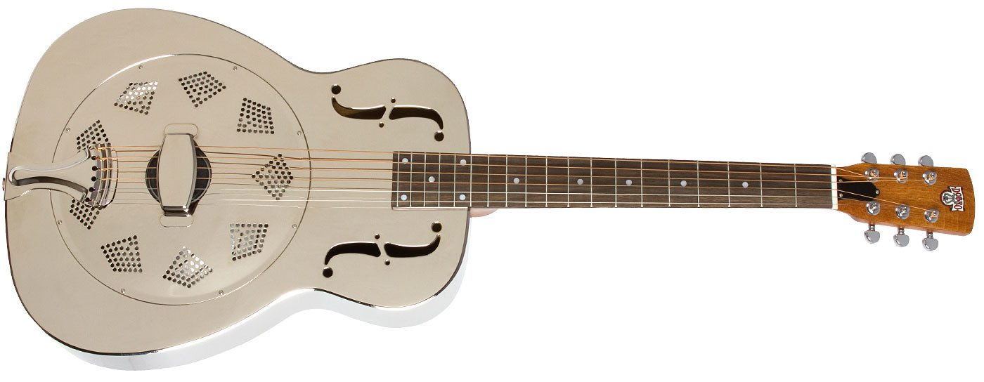 Hlavní obrázek Resonátory EPIPHONE Dobro Hound Dog M-14 Nickel