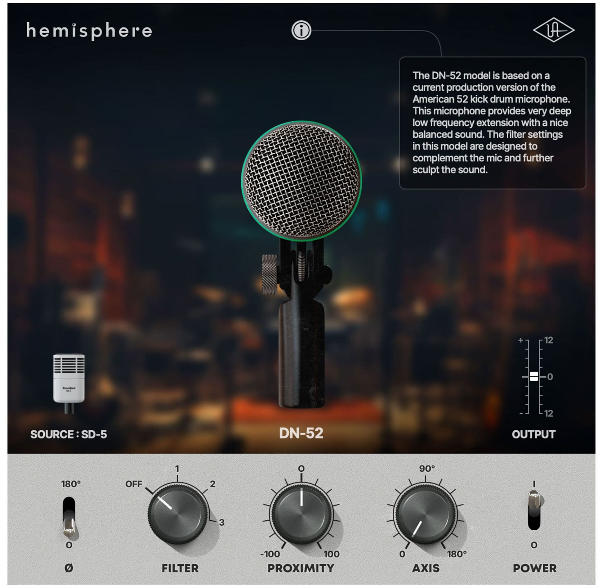 Galerijní obrázek č.4 Dynamické nástrojové mikrofony UNIVERSAL AUDIO SD-5