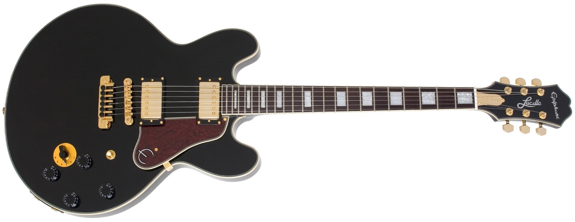 Hlavní obrázek Semiakustické a jazzové EPIPHONE B.B. King Lucille, Rosewood Fingerboard, Gold Hardware - Black