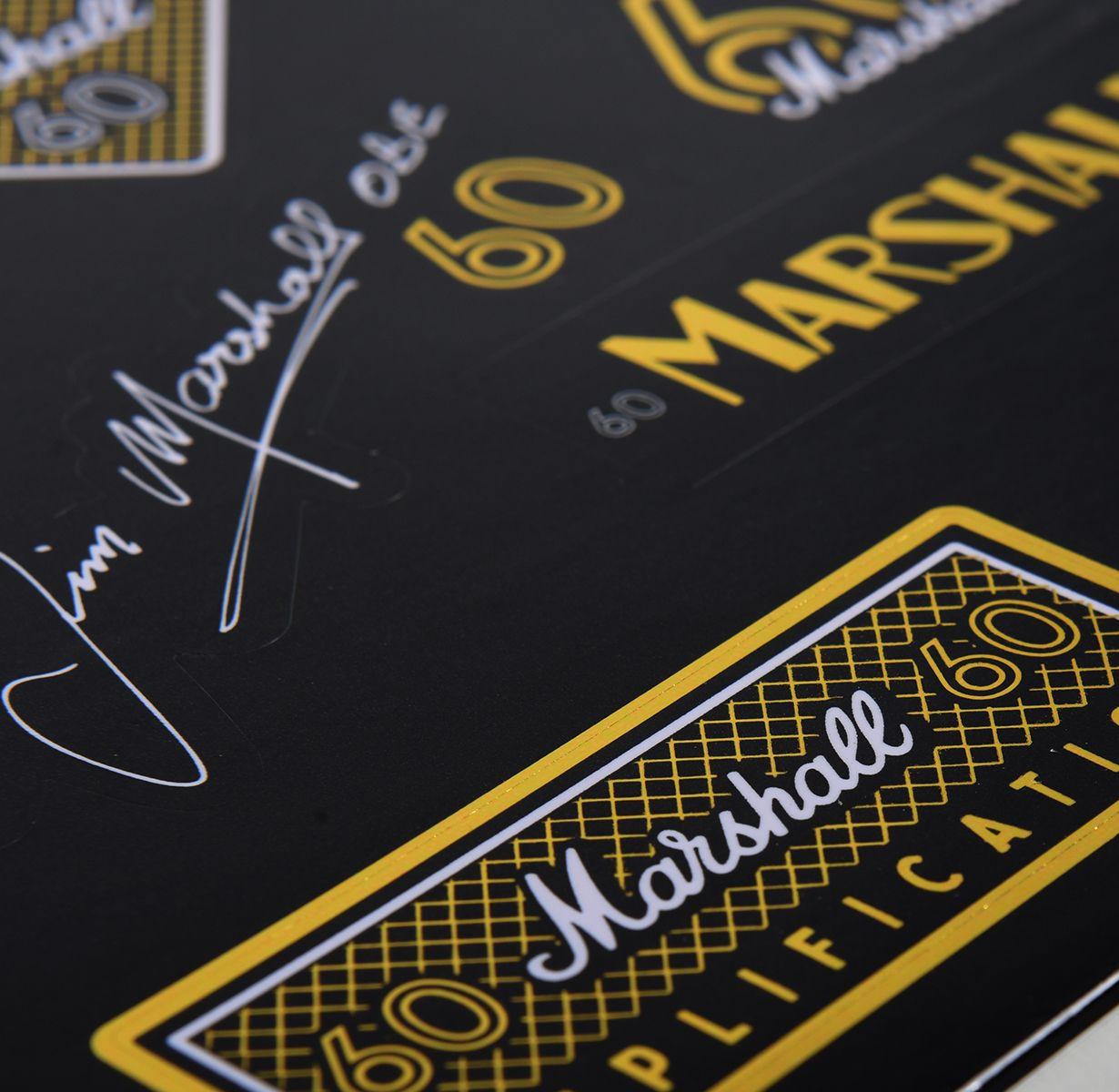 Galerijní obrázek č.3 Výprodej MARSHALL 60th Anniversary - Samolepky