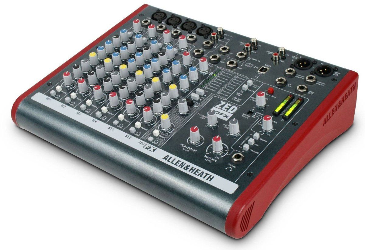 Galerijní obrázek č.1 Mixážní pulty s efektem ALLEN HEATH ZED10FX