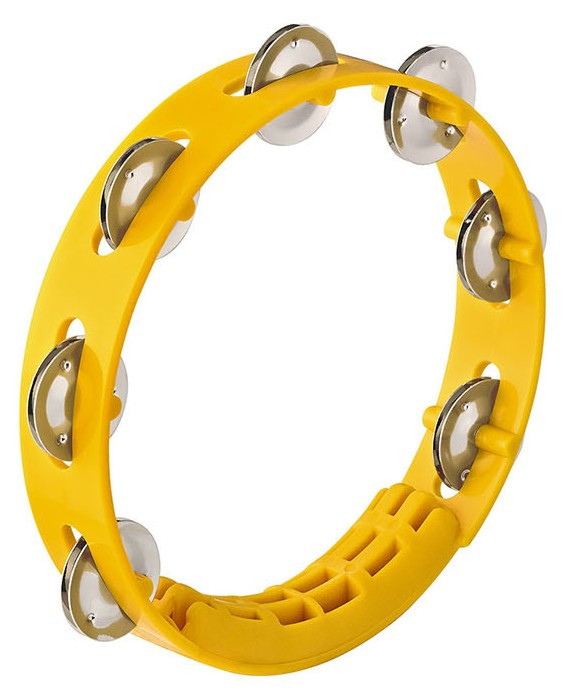 Hlavní obrázek Perkuse pro děti NINO PERCUSSION NINO49Y Compact ABS Tambourine - Yellow