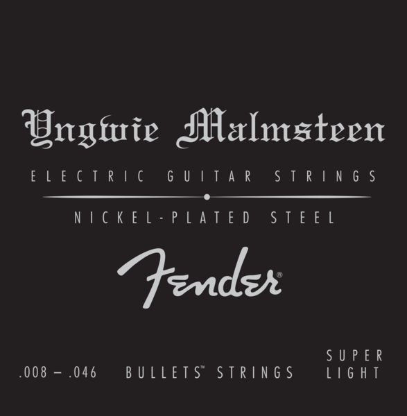 Hlavní obrázek Tvrdost .008 FENDER Yngwie Malmsteen Nickel Plated Steel - .008 - .046