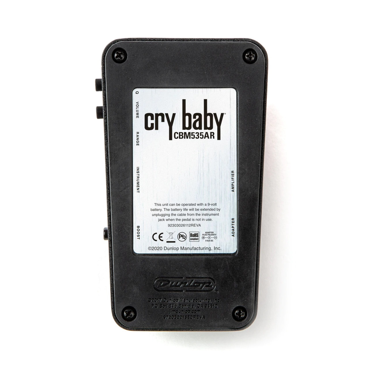 Galerijní obrázek č.5 Wah-wah DUNLOP CBM535AR - CRYBABY Q MINI 535Q AUTO-RETURN WAH