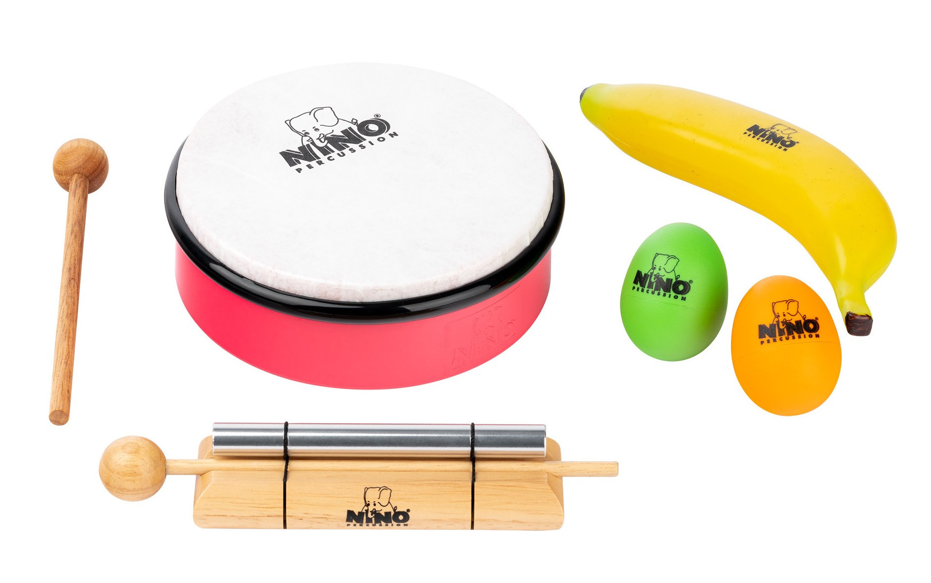 Hlavní obrázek Perkuse pro děti NINO PERCUSSION NINOSET8 Kids Mixed Rhythm Set - 5 Pcs