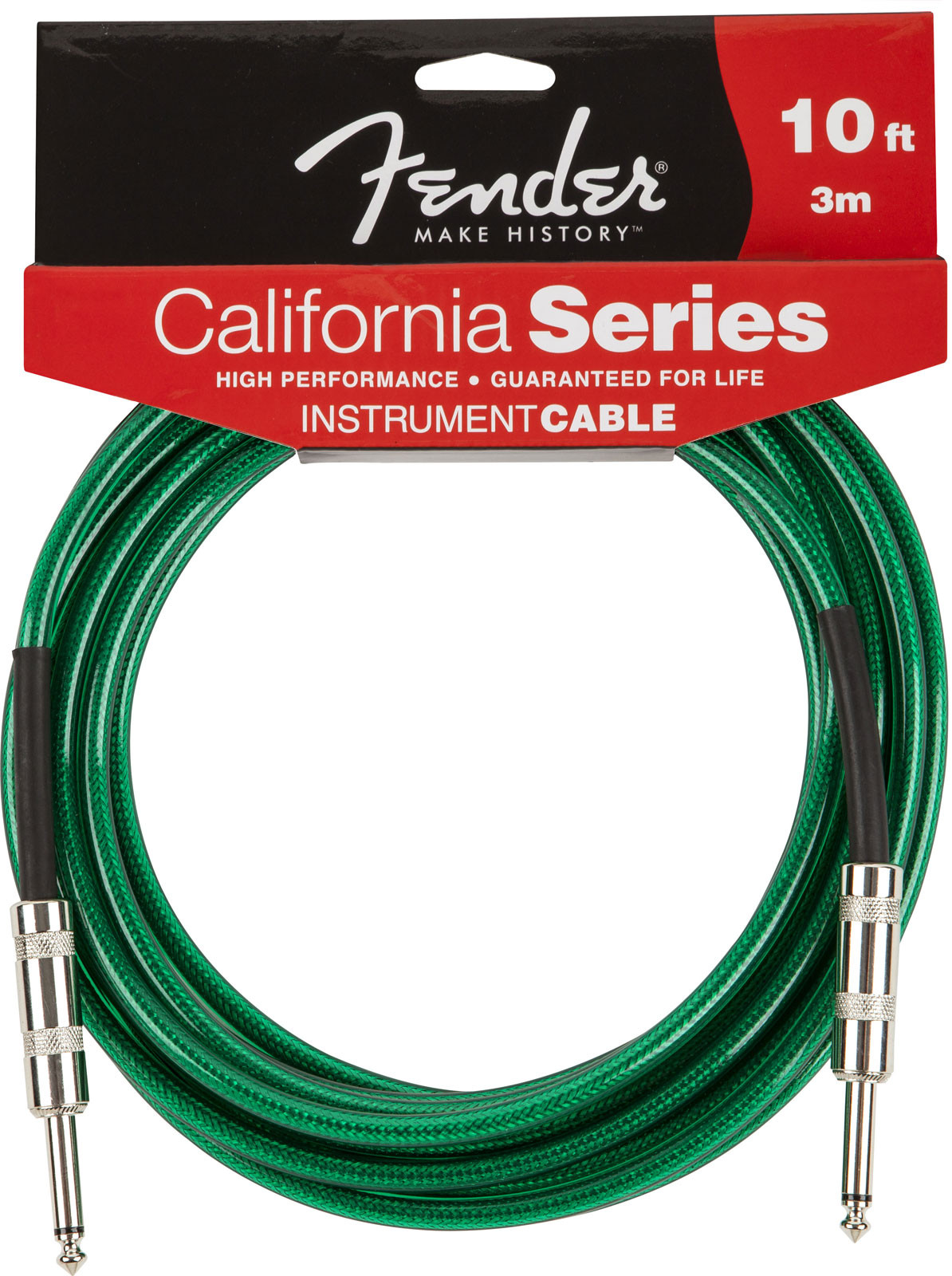 Hlavní obrázek 1-4m FENDER California Instrument Cable - Surf Green 3m
