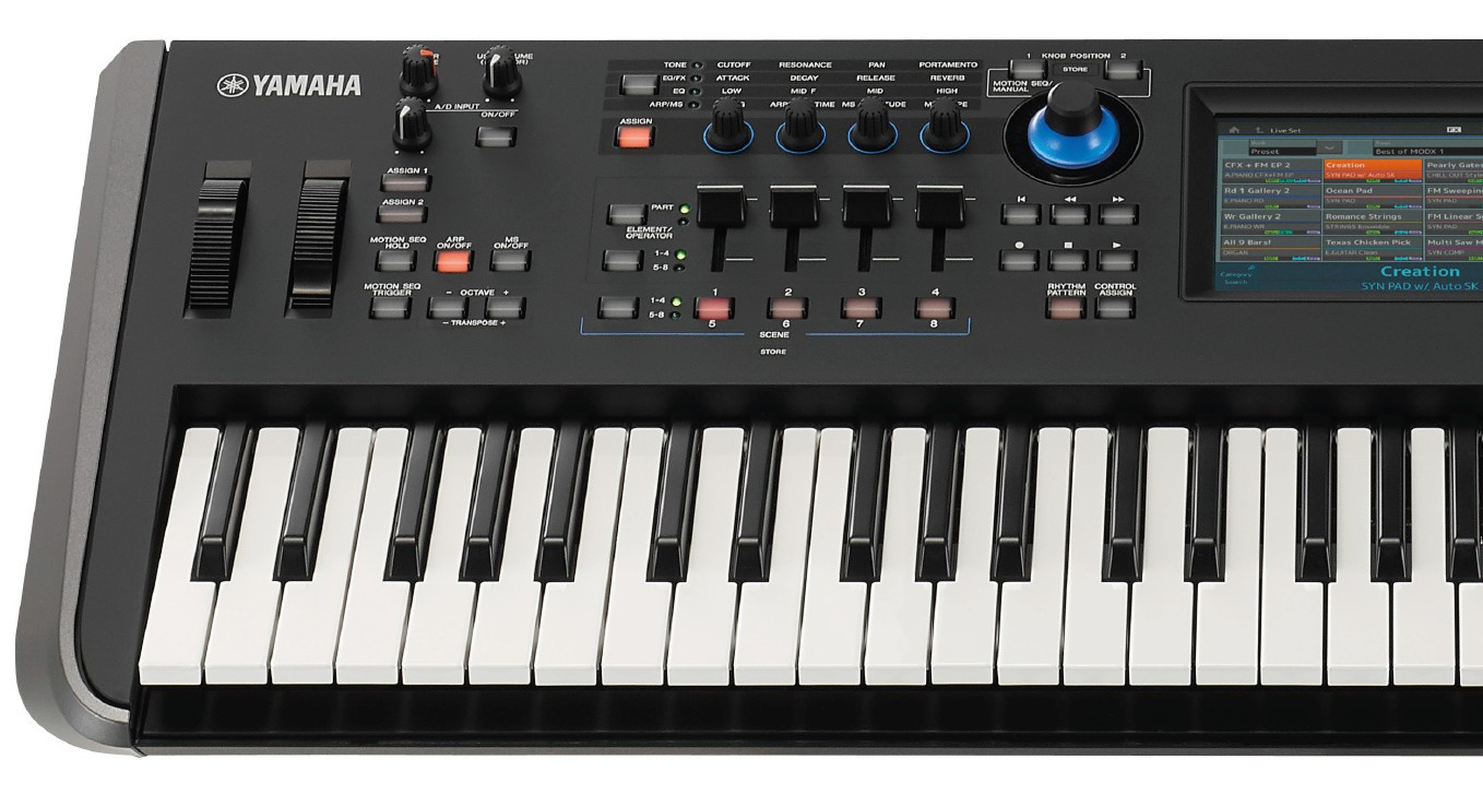 Galerijní obrázek č.1 Syntezátory, varhany, virtuální nástroje YAMAHA MODX6