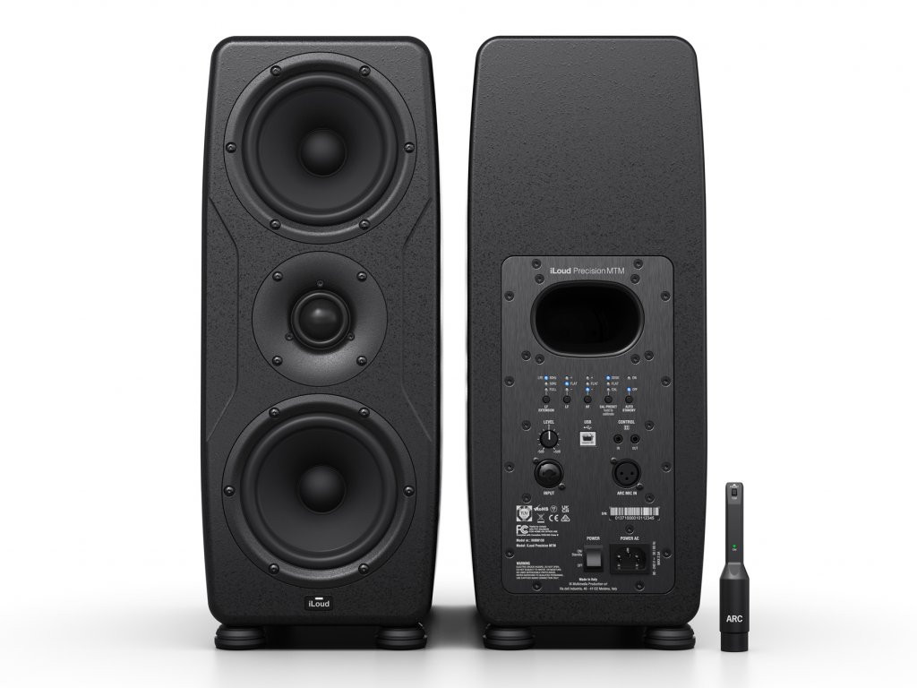 Galerijní obrázek č.1 Aktivní monitory s DSP korekcí akustiky IK MULTIMEDIA iLoud Precision MTM