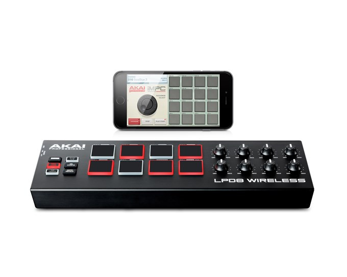 Galerijní obrázek č.4 MIDI kontrolery AKAI LPD 8 Wireless