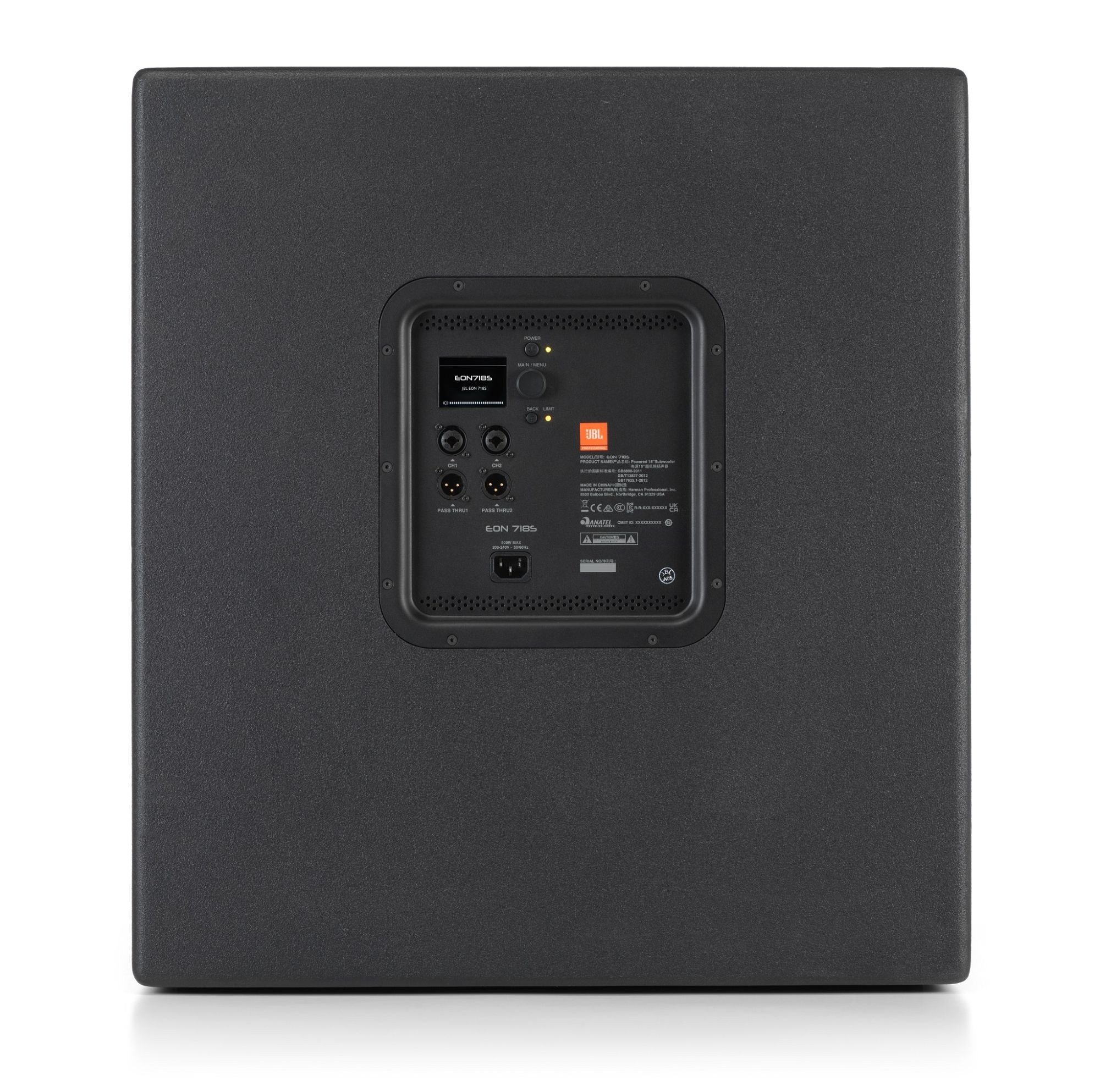 Galerijní obrázek č.3 Aktivní subwoofery JBL EON718S