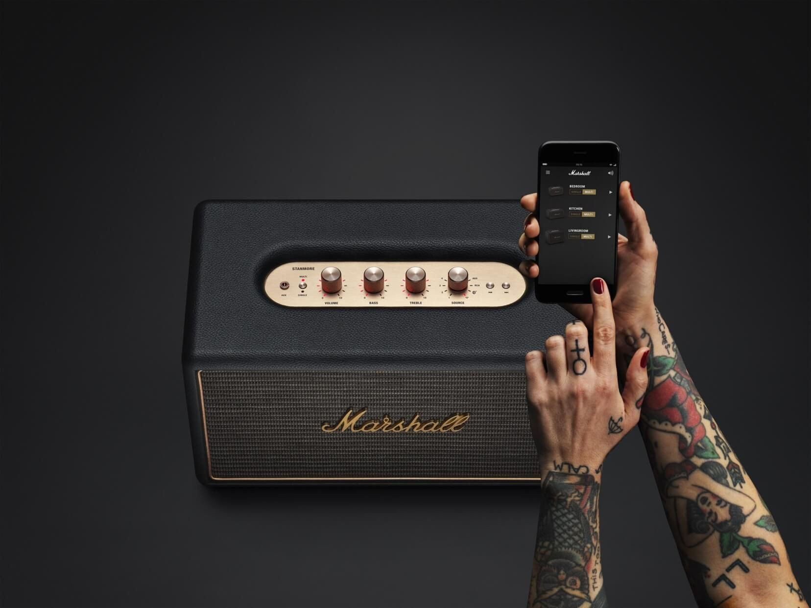 Galerijní obrázek č.4 Nepřenosné (na doma) MARSHALL STANMORE MULTI ROOM (krémová)