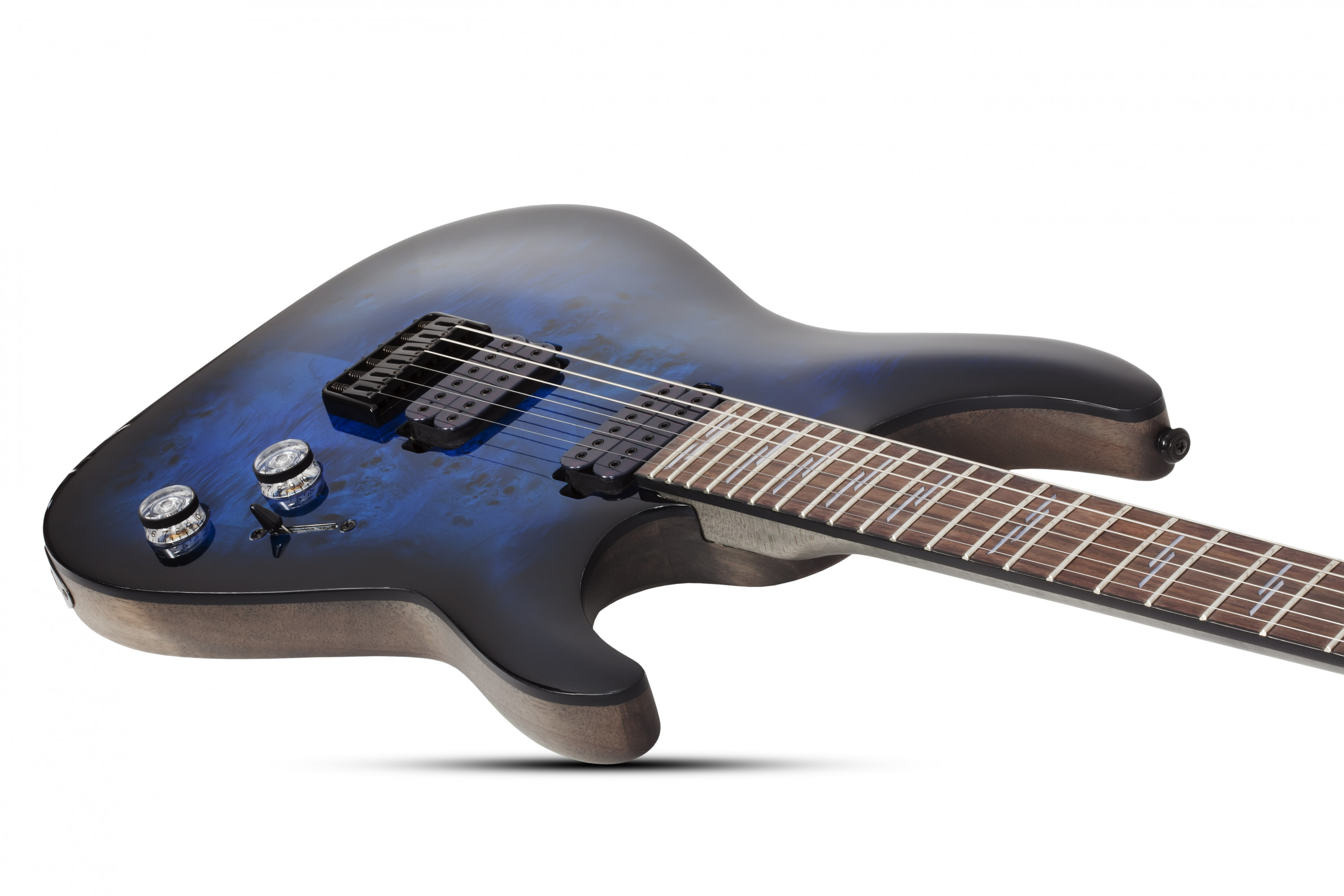 Galerijní obrázek č.2 Superstrat SCHECTER Omen Elite-6 - See-Thru Blue Burst